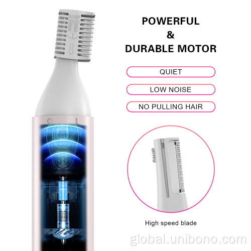 Eyebrow Trimmer Rechargeable Facial Hair Remover Lady Women Electric Shaver Bikini Legs Eyebrow Trimmer Supplier